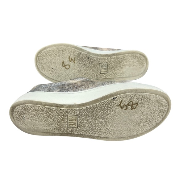 Frye Lena metallic leather zip low sneakers women’s size 5.5 - Picture 6 of 6